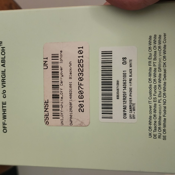 OFF-WHITE C/O VIRGIL ABLOH iPhone 11 Pro Phone case - Picture 2 of 2